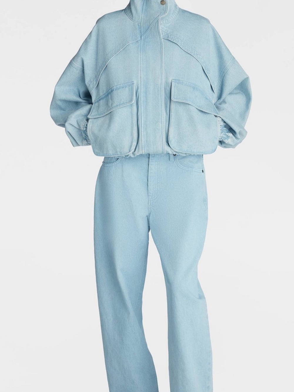 KBB by KAHLANA Women's 'The Denim Bomber Jacket'